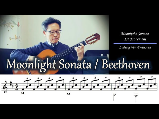 Beethoven / Moonlight Sonata 1st Movement - Classical Guitar