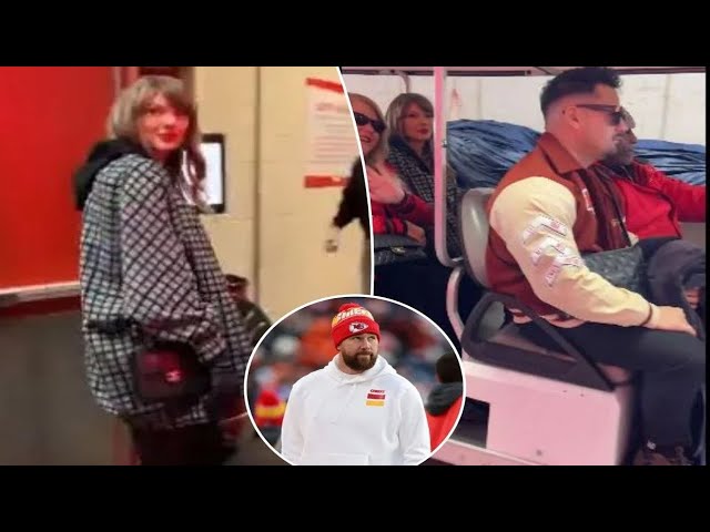 Taylor Swift arrives at Chiefs playoff game with family in tow to support boyfriend Travis Kelce