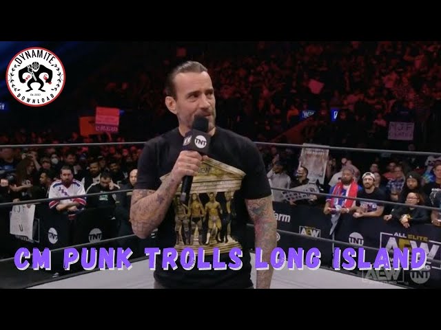 CM Punk Trolls Long Island on AEW Dynamite 12/8/21