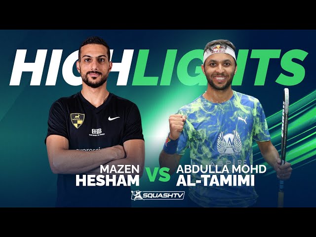 🇪🇬 Hesham v Al-Tamimi 🇶🇦 | Silicon Valley Open 2024 | RD2 HIGHLIGHTS