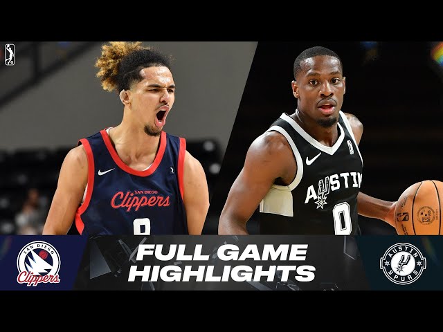 San Diego Clippers vs. Austin Spurs - Game Highlights