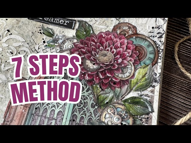 art journal inspiration | using my 7 steps easy method