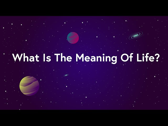 What Is The Meaning Of Life?