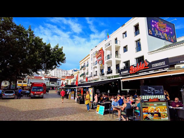 🇵🇹 Albufeira, Old Town – October 2023 – Walking Tour 4K, Algarve