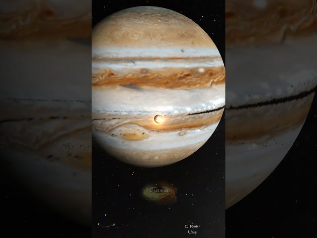 What if Jupiter got rings?  #astronomy #spacesim #planet #cosmos #universe #space#earth#nasa#science