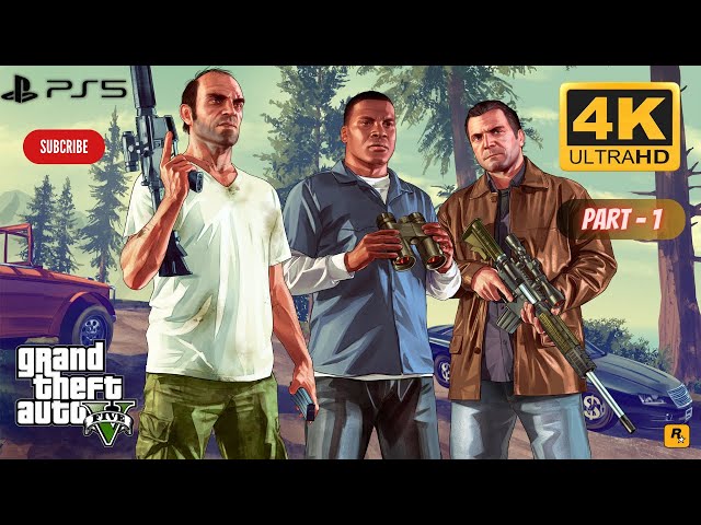 GTA 5 PS5 Gameplay Walkthrough Part 1 FULL GAME [4K 60FPS]