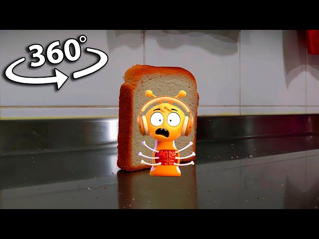 Toast falling over Incredibox Sprunksters Dark Version | 360° VR Video