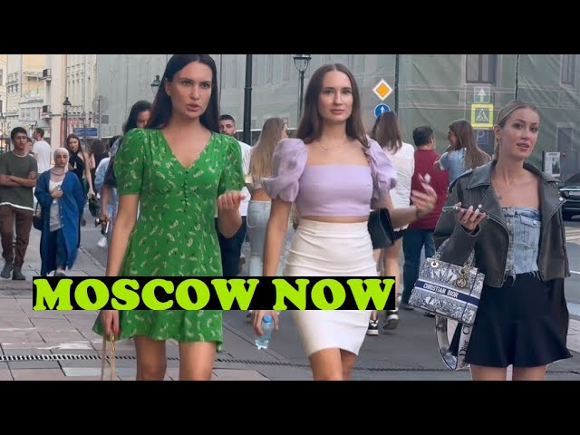 Stylish beautiful Russian Girls in Moscow (August, 2023)