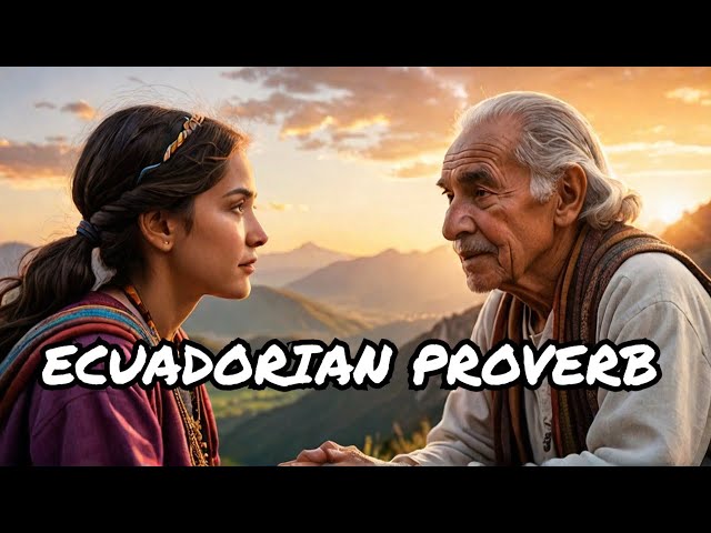 Ecuadorian Wisdom Proverb Will Inspire You