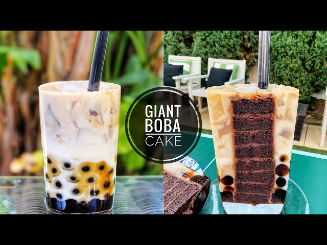 GIANT BOBA CAKE Tutorial