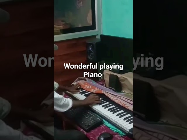 Piano playing