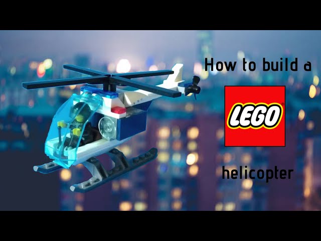 How to build a LEGO helicopter