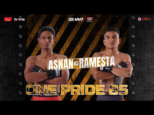 ASNAN VS RAMESTA SEMBIRING | FULL FIGHT ONE PRIDE MMA 85 KING SIZE NEW #10 JAKARTA