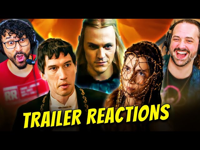 Dune: Prophecy, The Rings of Power Season 2, & Megalopolis TRAILER REACTIONS!!