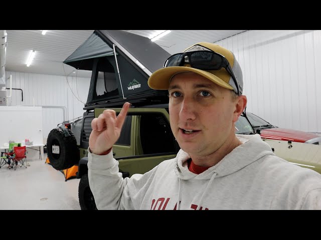 Camping in the Warehouse!!! (CAMPING VLOG)