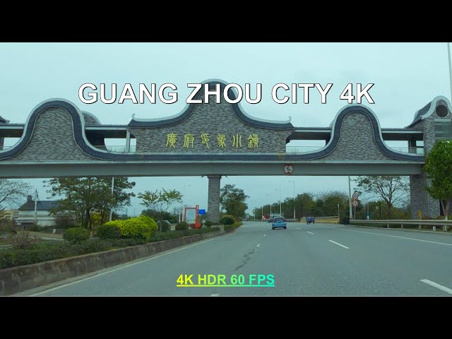 Relaxing Driving Tour - Sanshui to Huadu  - China City |4K HDR| ASMR