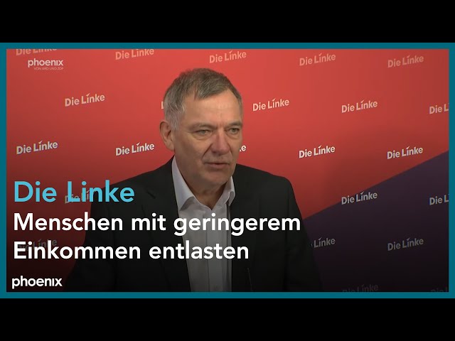 Die Linke: Parteipressekonferenz mit Jan van Aken | 20.01.2025