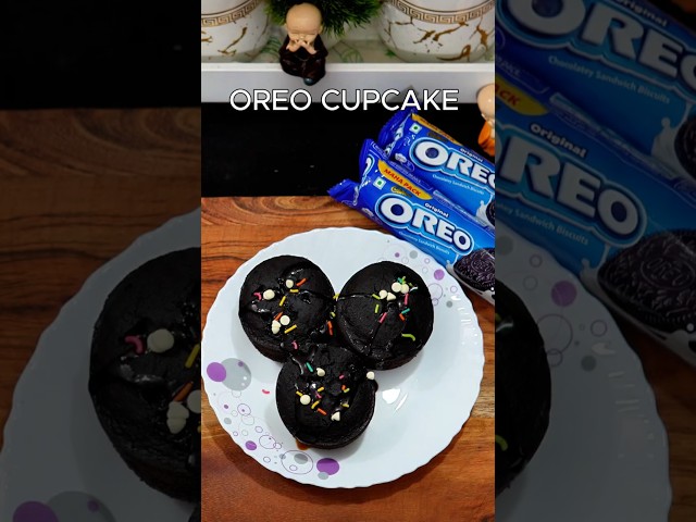 "How to Make Oreo Choko Lava Cupcakes: Quick & Delicious Recipe!" #shorts #trending #oreocake