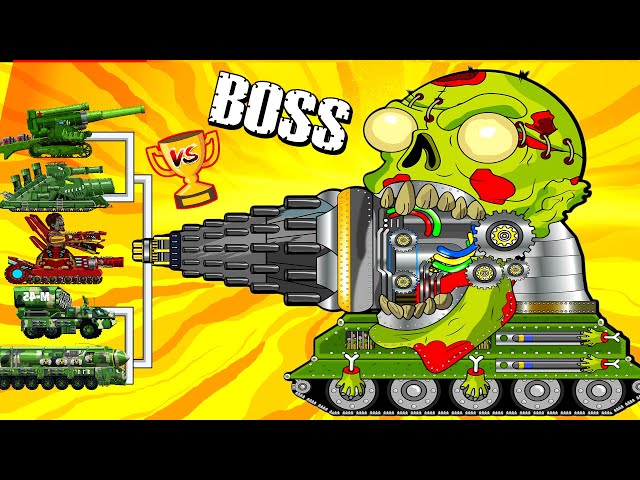 Transformers Tank: Drill Zombie Mecha Tank vs MKZT Ballistic Missile fleet strength | Arena Tank