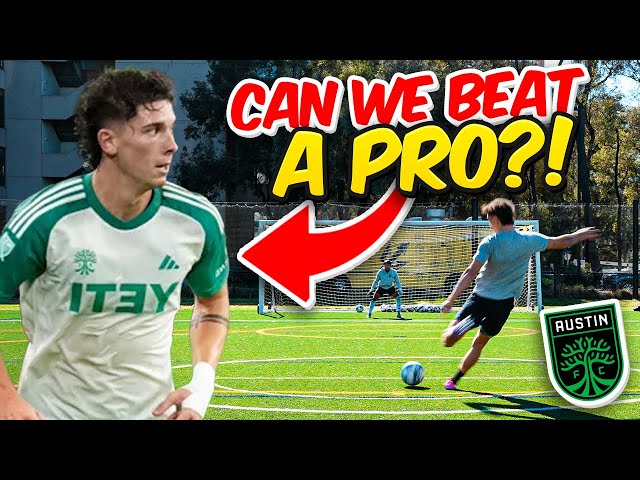 Challenging MLS PRO!? Can We Beat A Pro?!