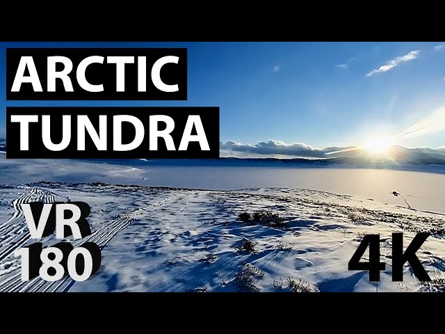 Strawberry Reservoir Frozen Lake - Peaceful Sunset, VR180 (4K, VR Video)