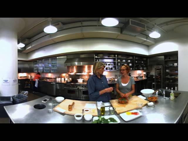 360° Video: Martha and Sarah Making No-Knife Pasta