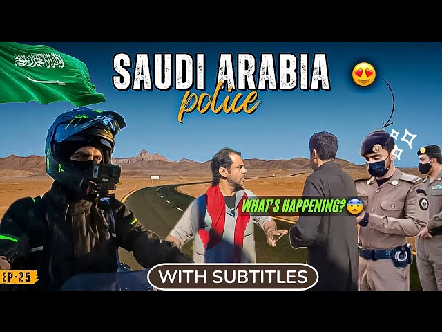 Saudi Arabia Police Checking || Jordan Border || Solo India To Middle East On Bike | Ep-25 |The Umar