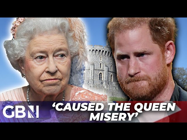 'Disgraceful' Prince Harry caused the Queen 'stress and misery' in her final year