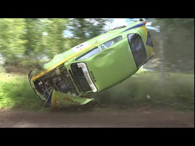 Midnattssolsrallyt 2022 Crashes & Action