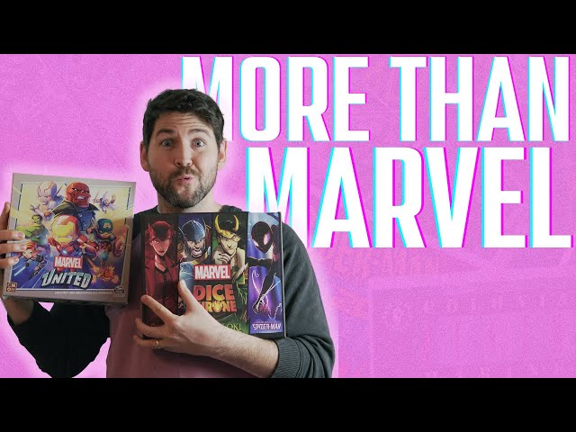 A Marvel Fan’s Dream Come True!? Games for ANYONE?! // MARVEL DICE THRONE & MARVEL UNITED REVIEW