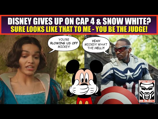 Disney GIVING UP on Captain America Brave New World & Snow White? Here's the EVIDENCE It's True!