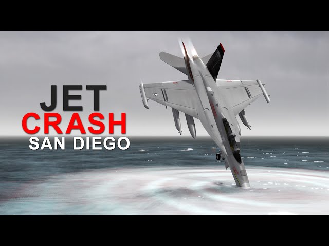 Jet Crash San Diego | EA18-G Growler