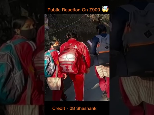 Public reaction on Z900😱 @08shashank #shorts #youtubeshorts #ktm #vlog