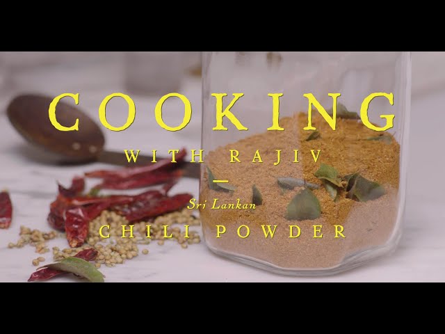 How to make Jaffna Chili Powder with Rajiv Surendra