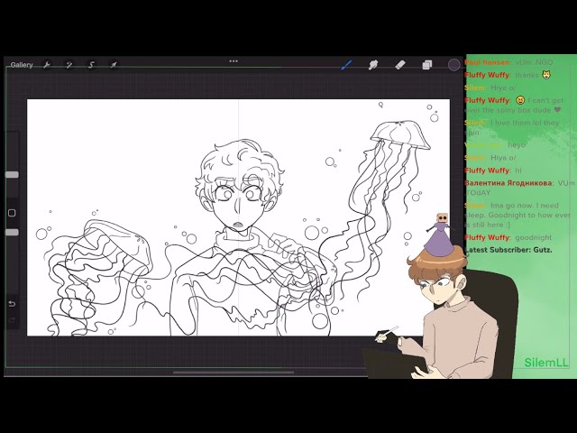 I'm drawing something I think || come jam with me (no mic)