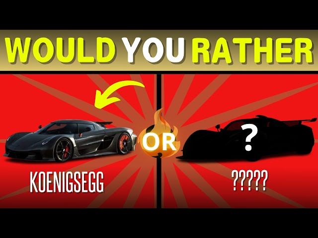 Famous Cars Battle What Would You Rather..? 🤔