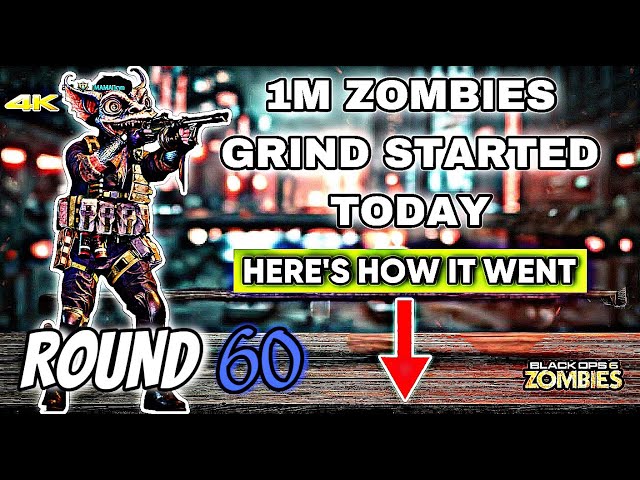 ⚫️BO6 ZOMBIES⚫️ 1M ZOMBIES GRIND ROUND 60 & SOME S.A.M TRIALS (NO COMMENTARY ALL SOLO GAMEPLAY)