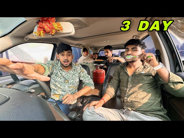 living 3 day in car challenge 🚗 winner get iPhone 15 Pro Max