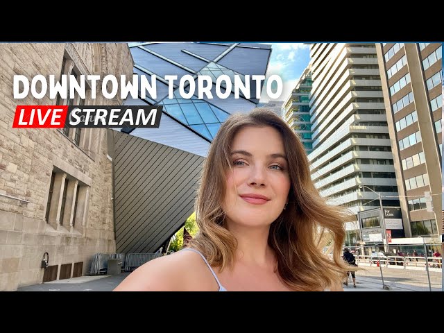 Toronto Walking Tour LIVE: Yorkville, The Village, Dundas Square + Harbourfront