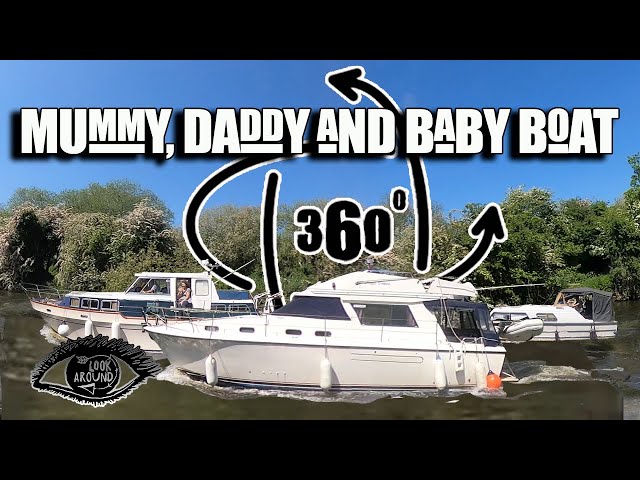 S2Ep6/b 360° VR Mummy Daddy Baby Boat NARROWBOAT CRUISING JOURNAL A cruise on the River Don