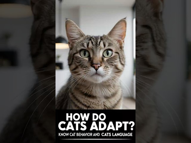 How do CATS ADAPT? Know CAT BEHAVIOR and CATS LANGUAGE #shorts