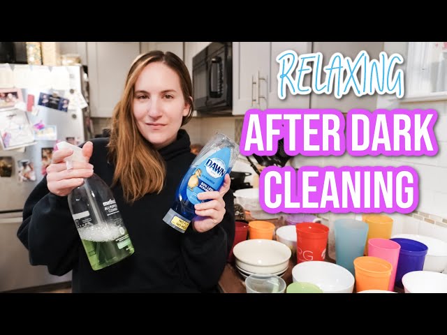 AFTER DARK CLEAN WITH ME 2022 | NIGHTLY KITCHEN CLEAN WITH ME | PATRICIA MARIE