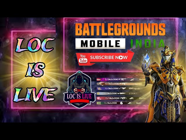 LOC IS LIVE / BGMI LIVE STREAM / NEW 3.4 UPDATE/ROAD To 300 SUBSCRIBERS