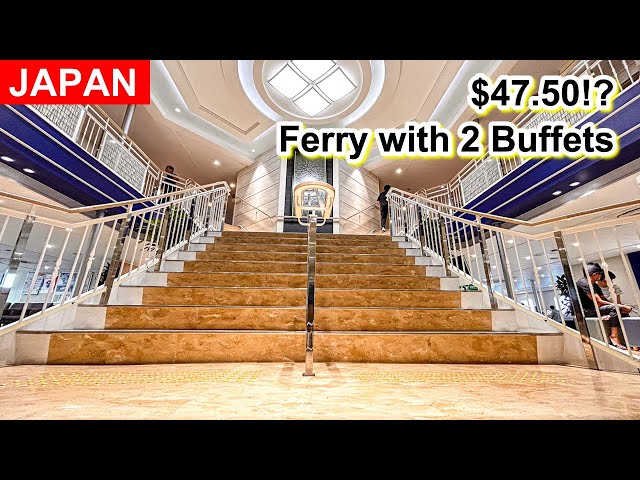 Only $47.50!? Overnight Ferry With 2 Buffets For Dinner & Breakfast - Fukuoka to Osaka #Japan