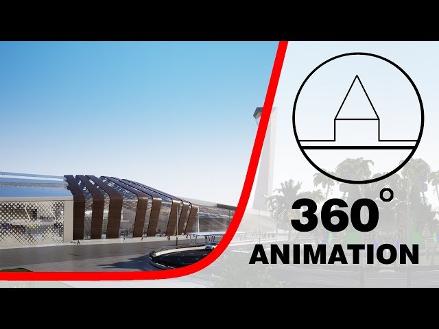 360 Animation - Architectural Design. Logistic Center.