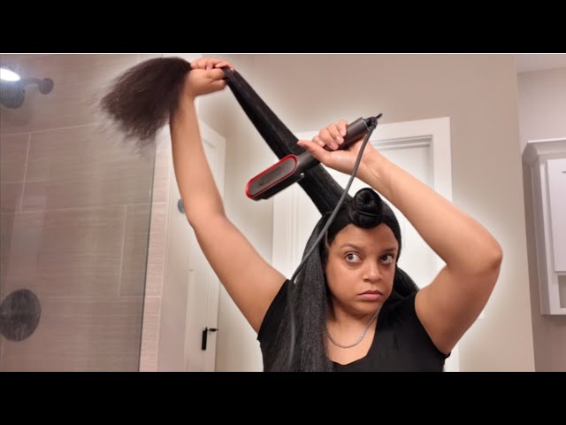 Updated 2025 Hair Straightening Routine | TYMO & HOT OIL TREATMENT