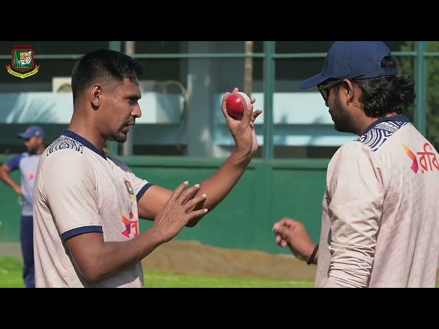 Moments from the Bangladesh team's practice at SBNCS, Mirpur.