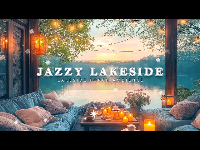 Sweet Jazzy Season In Riverside | Cozy Jazz In Luxury Balcony For Working, Relaxing, Healing