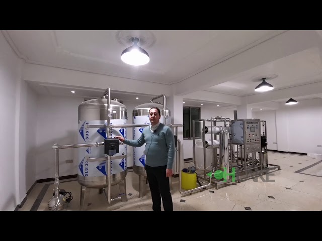 How does reverse osmosis system work ? 5000lph water purification machine