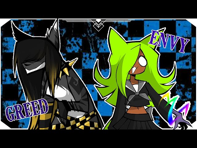 Designing The 7 Deadly Sins As Emo/Scene Characters | Character Design Process | Speedpaint |